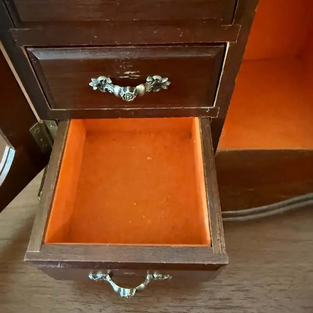 Unknown vintage wooden